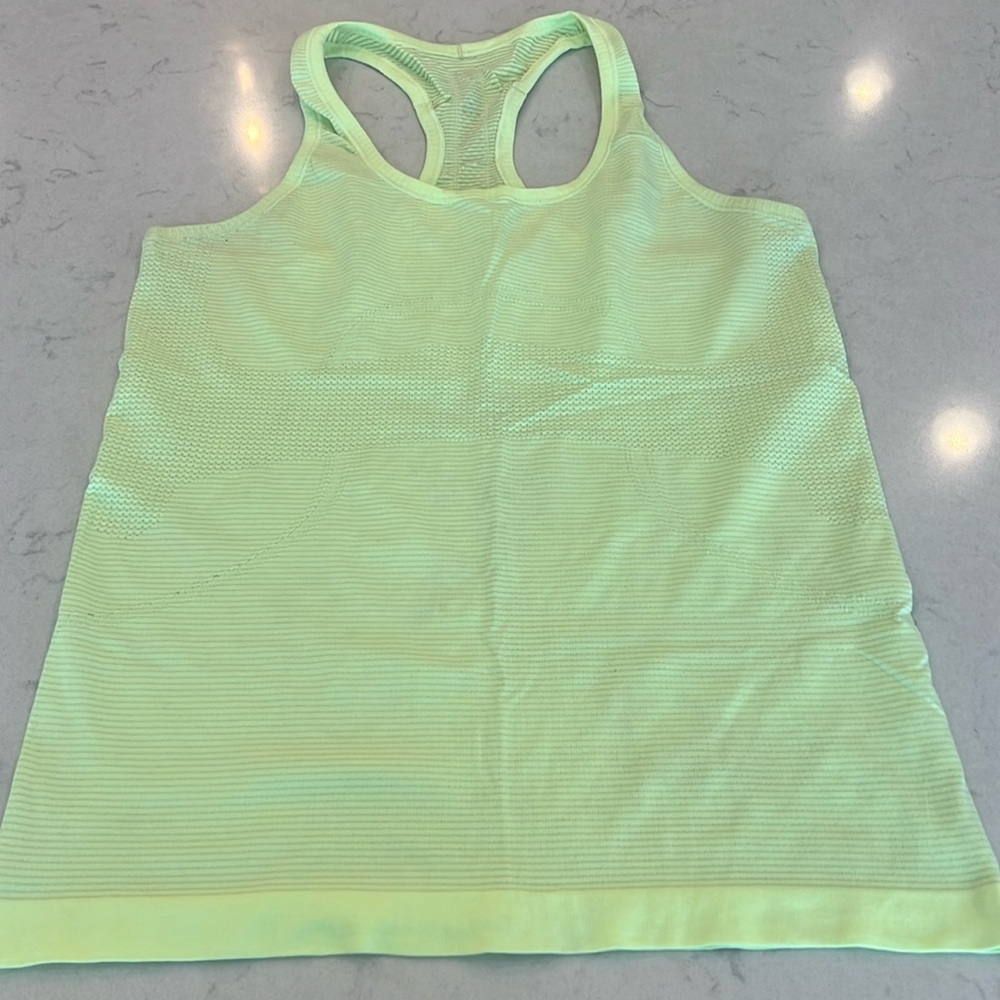 Lululemon Racerback Swiftly Tank, size 10